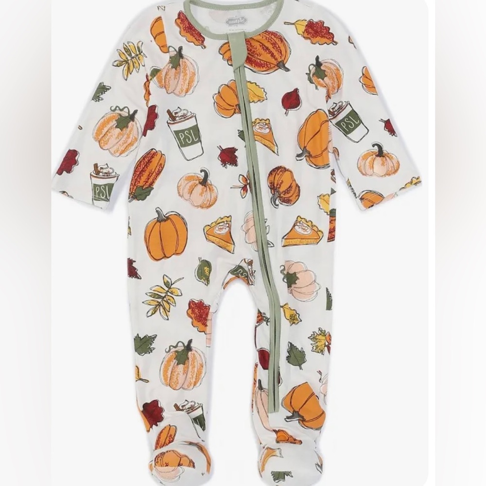 Mud Pie Pumpkin Spice Long-Sleeve Sleeper